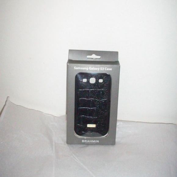 Brahmin Samsung Galaxy S 3 Case Blk NEW - Picture 1 of 3